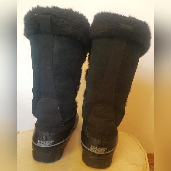 Khombu North Star Winter Boots, Black - Women's size 8 - Picture 7 of 7